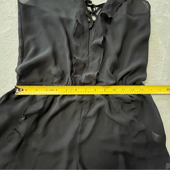 Chelsea Black Sheer Lingerie Romper - Picture 8 of 8